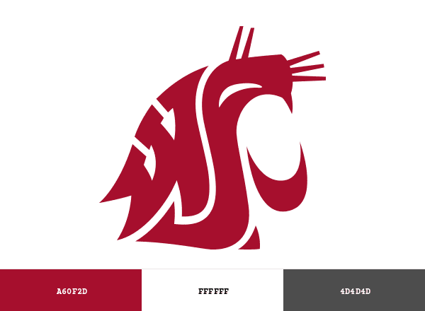 Washington State Cougars brand color palette