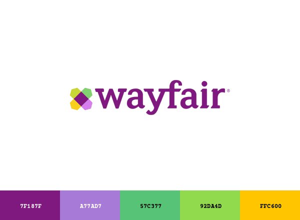 Wayfair brand color palette