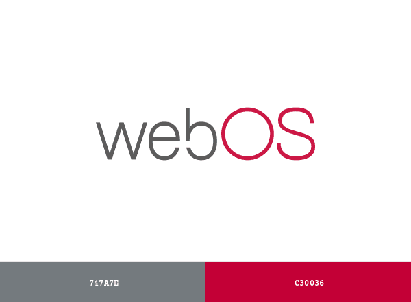 webOS brand color palette