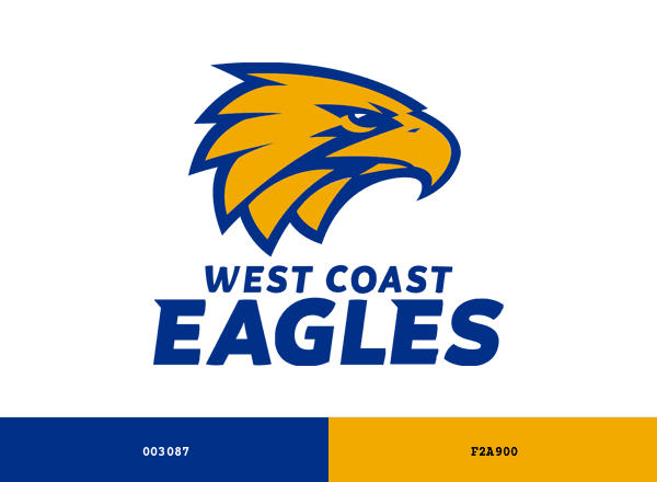 West Coast Eagles brand color palette