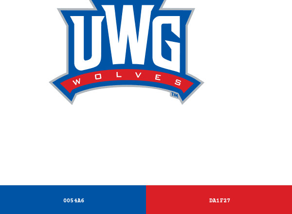 West Georgia Wolves brand color palette