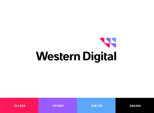 Western Digital brand color palette
