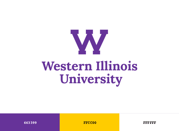 Western Illinois University brand color palette