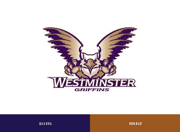Westminster Griffins brand color palette