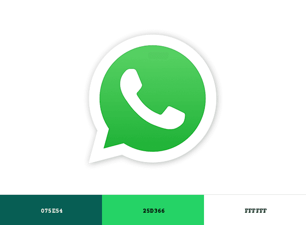 WhatsApp brand color palette
