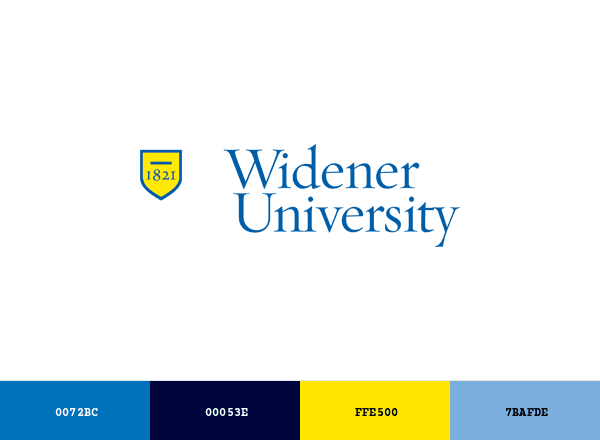 Widener University brand color palette