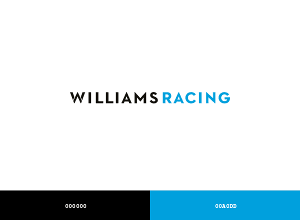 Williams Racing brand color palette