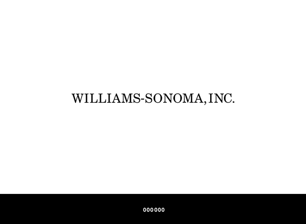 Williams-Sonoma brand color palette