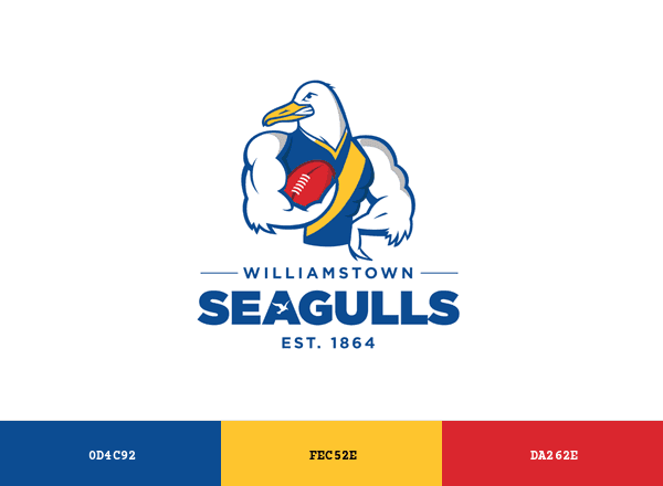Williamstown Seagulls brand color palette