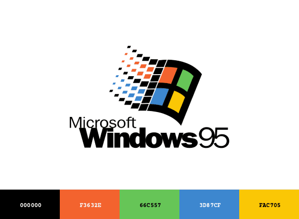 Windows 95 brand color palette