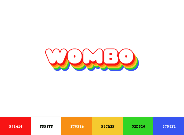 WOMBO Dream brand color palette
