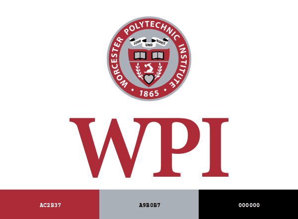 Worcester Polytechnic Institute brand color palette