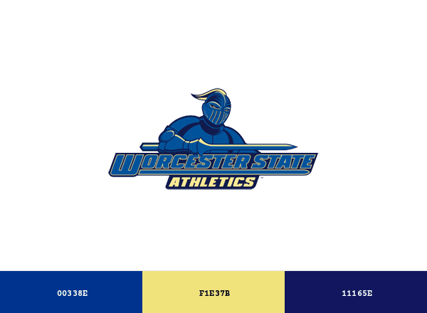 Worcester State Lancers brand color palette