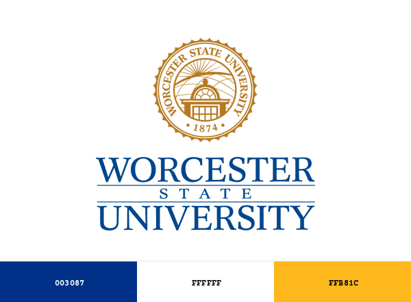 Worcester State University brand color palette