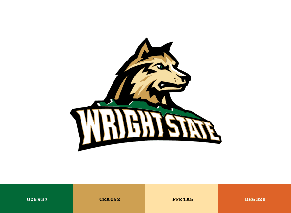 Wright State Raiders brand color palette