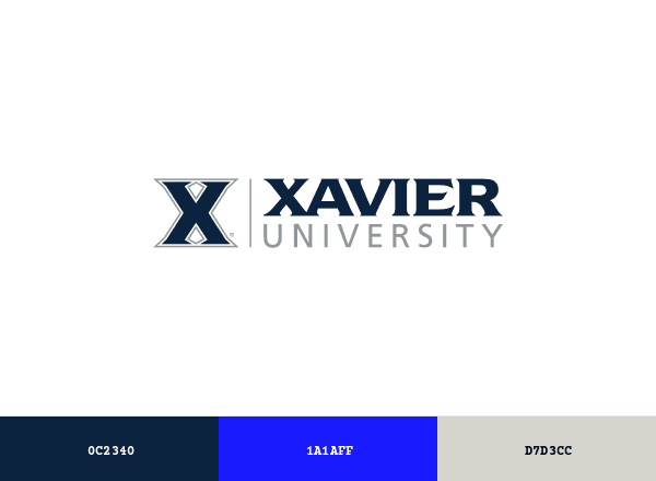 Xavier University brand color palette