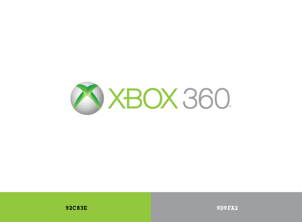 Xbox 360 brand color palette
