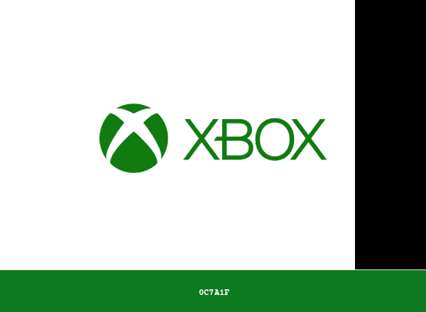 Xbox brand color palette