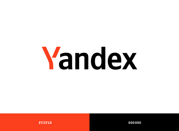 Yandex brand color palette