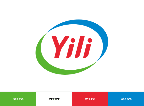 Yili Group brand color palette