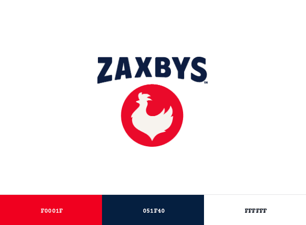 Zaxby’s brand color palette