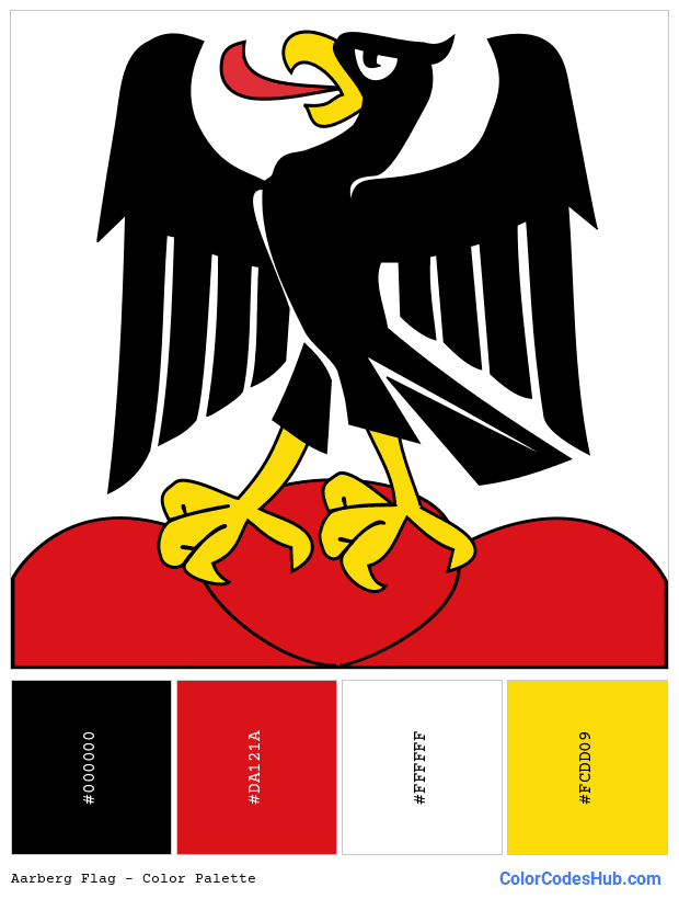 Aarberg flag color palette