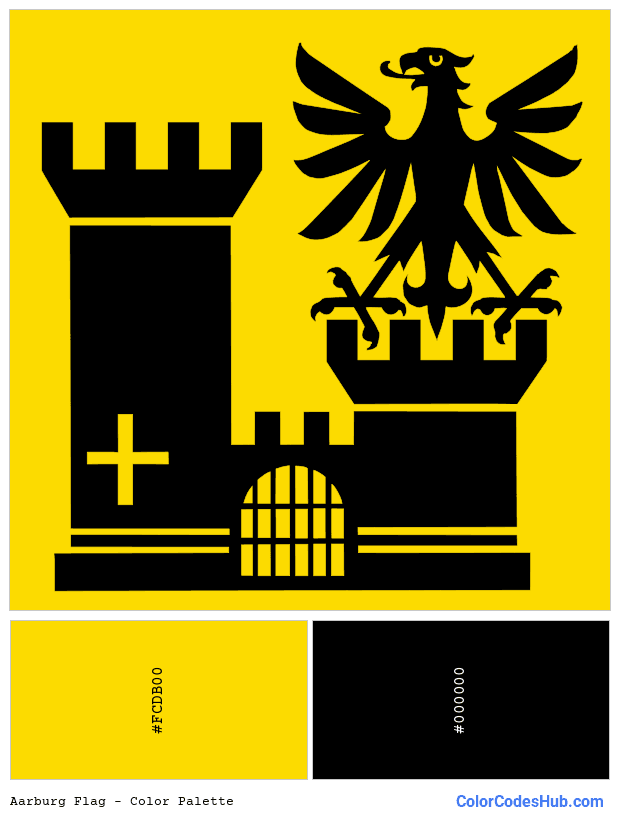 Aarburg flag color palette