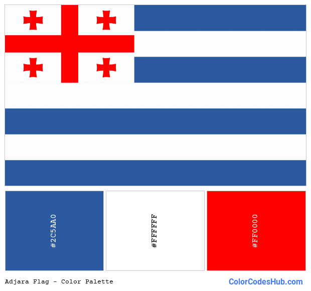 Adjara flag color palette