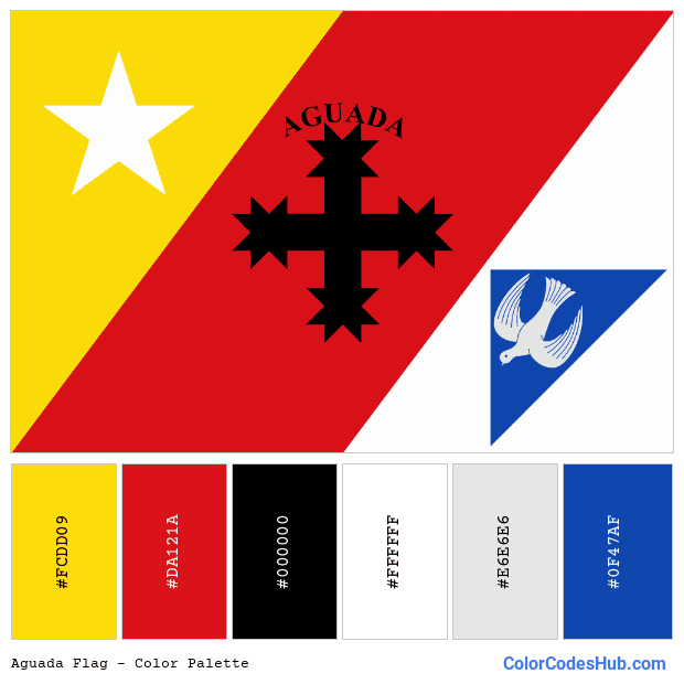Aguada flag color palette