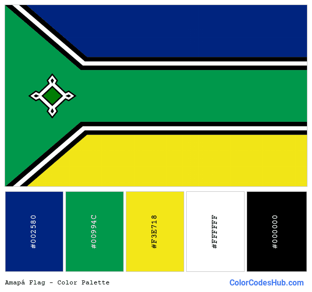 Amapá flag color palette