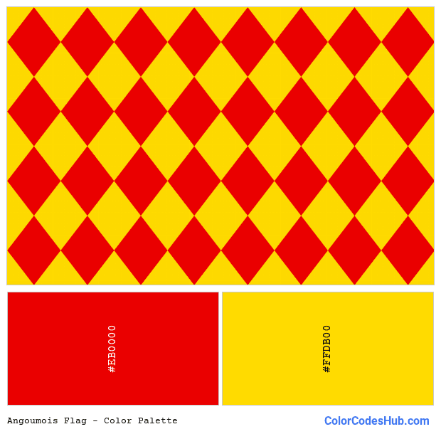 Angoumois flag color palette
