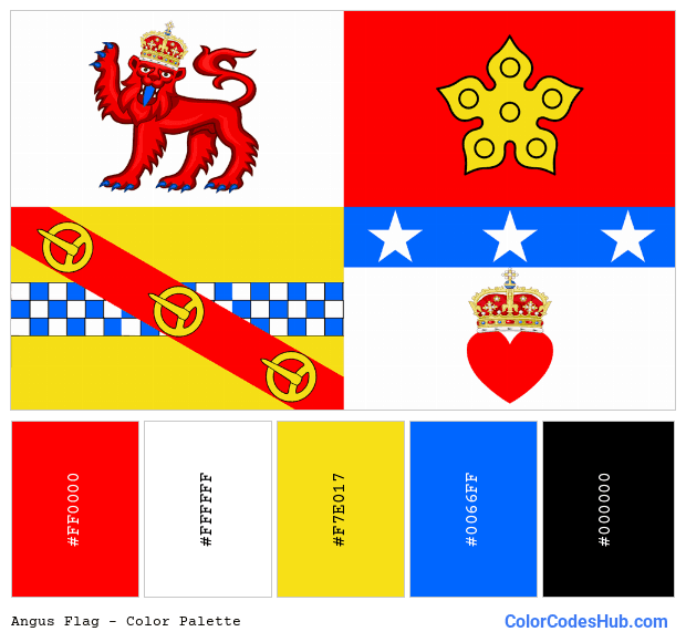 Angus flag color palette