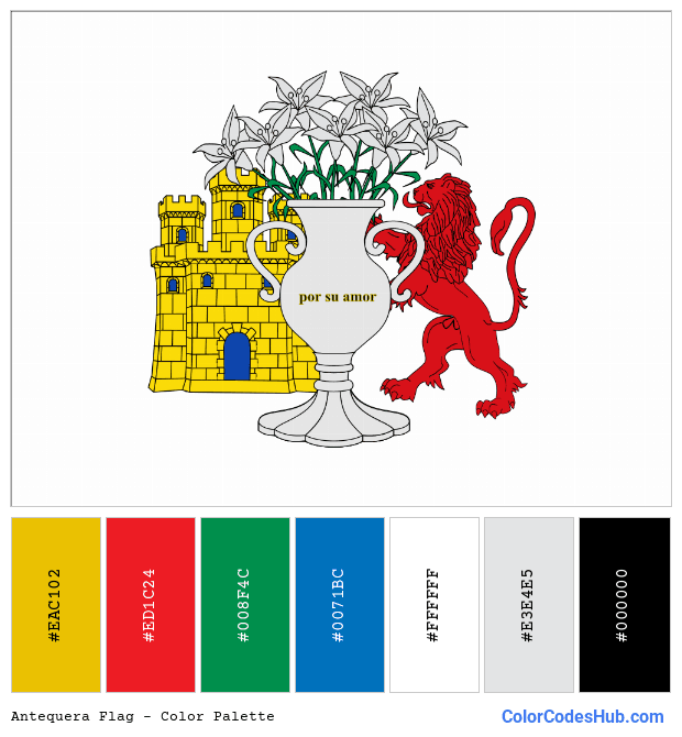 Antequera flag color palette