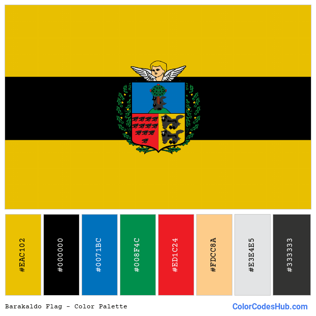 Barakaldo flag color palette