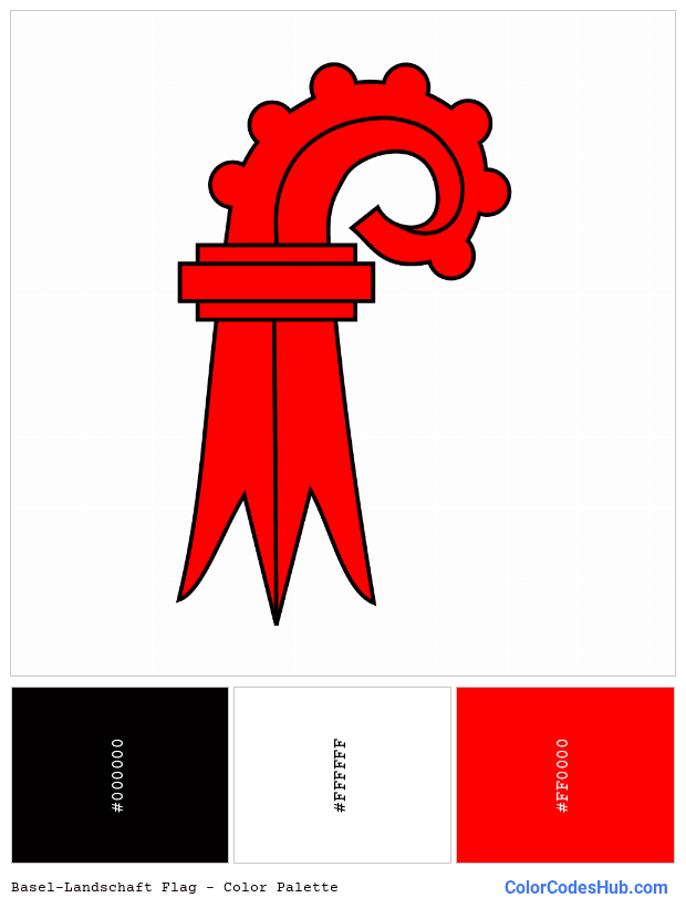 Basel-Landschaft flag color palette