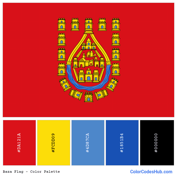Baza flag color palette