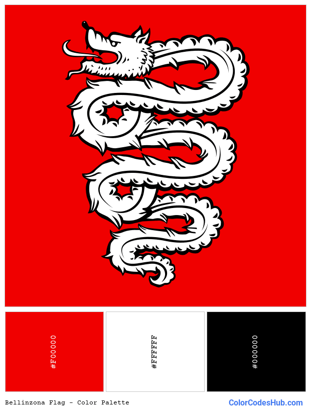 Bellinzona flag color palette