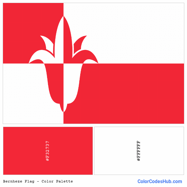Bernheze flag color palette