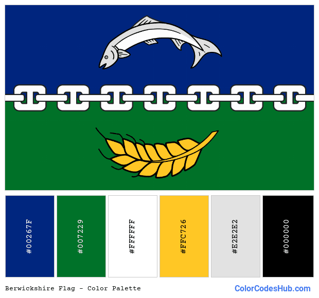Berwickshire flag color palette