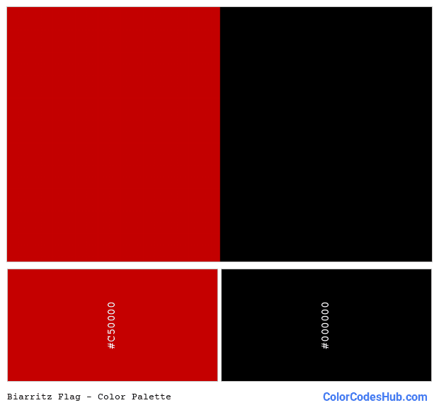 Biarritz flag color palette
