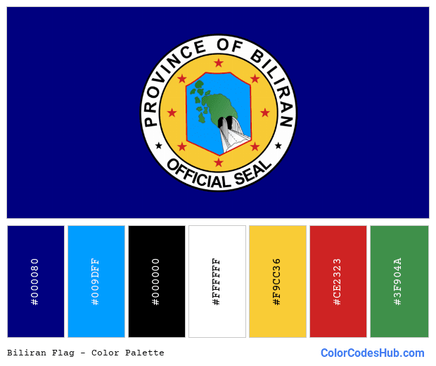Biliran flag color palette