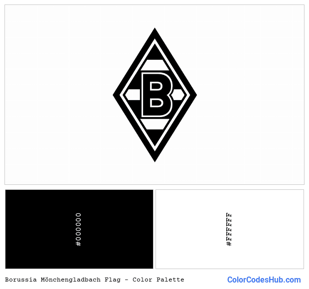 Borussia Mönchengladbach flag color palette