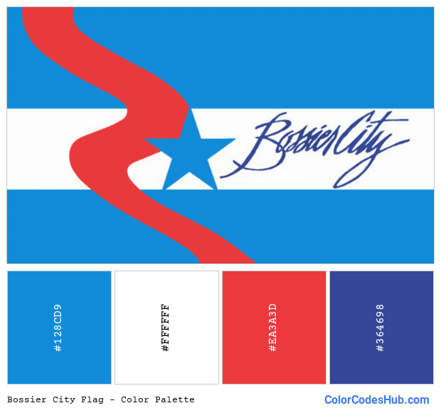Bossier City flag color palette
