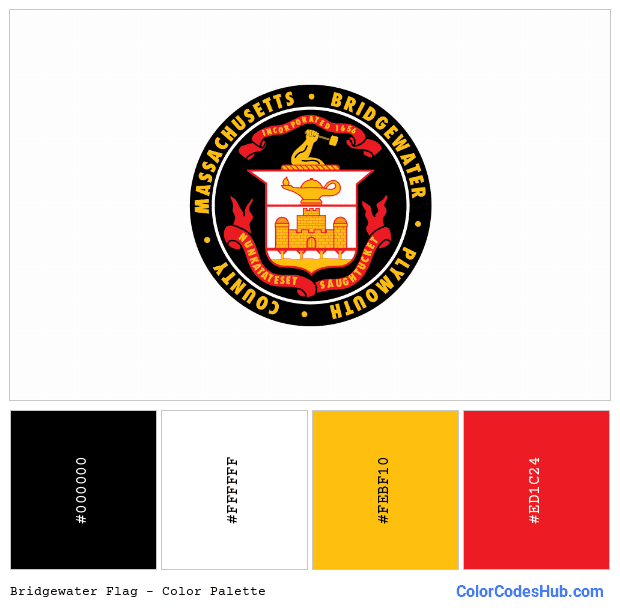 Bridgewater flag color palette