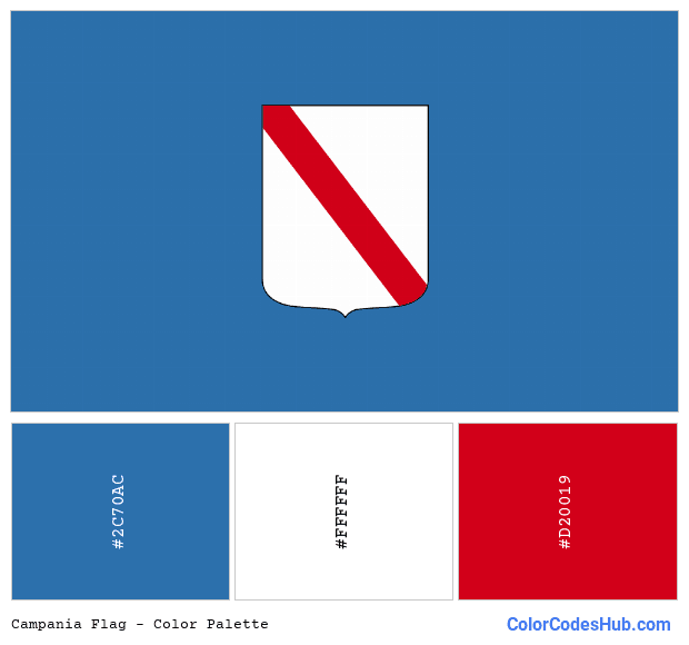 Campania flag color palette