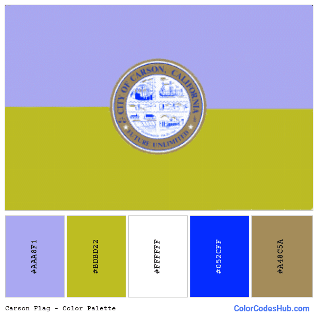 Carson flag color palette