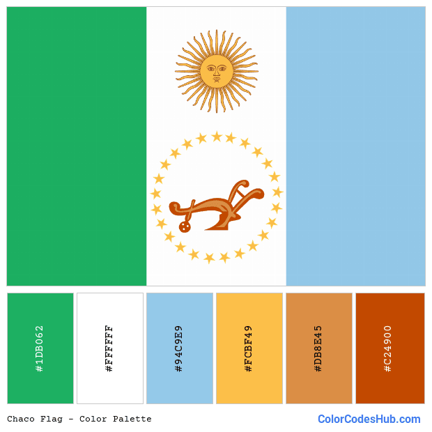 Chaco flag color palette