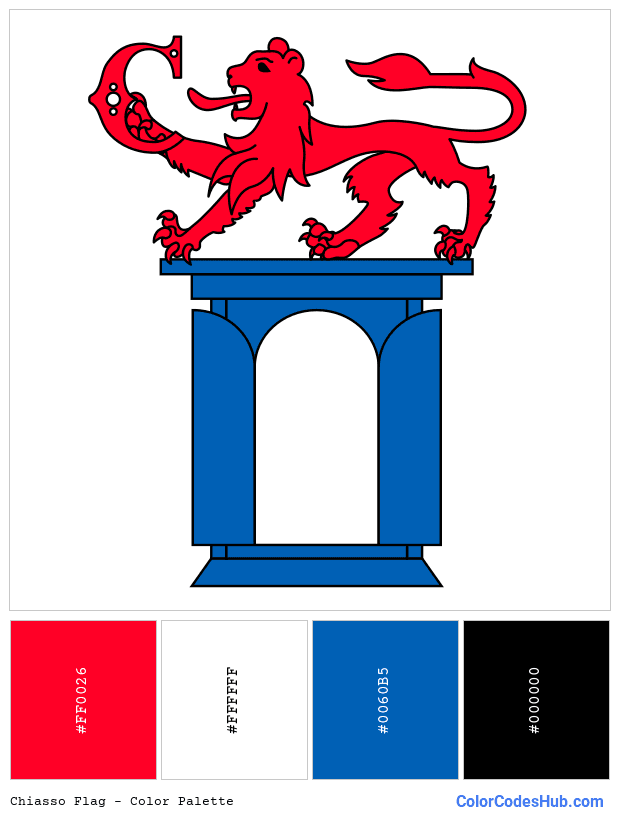 Chiasso flag color palette