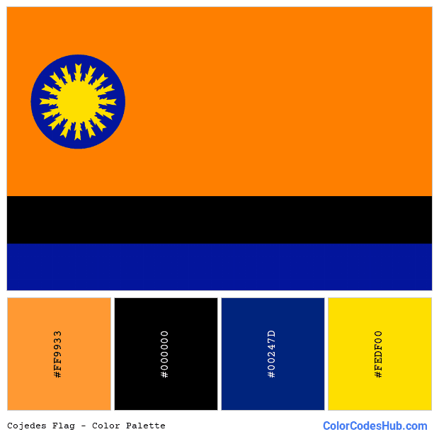 Cojedes flag color palette