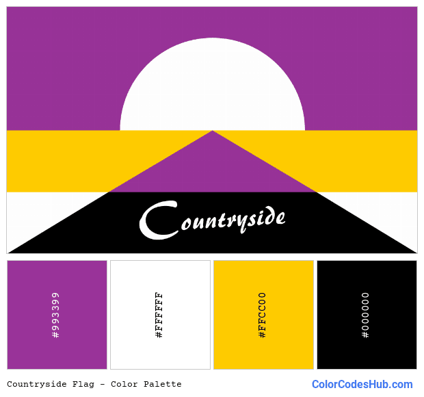 Countryside flag color palette